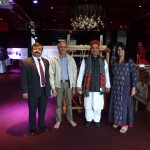 Shri-Gagan-Rai,-Chairman,-HEPC,-Master-weavers-with-Ms.Kaushal-Shah,-event-organizer-G.